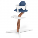 Μαξιλάρια διπλής όψης για καρέκλα Nomi Highchair Cushion Denim - Striped