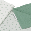 Σετ παπλωματοθήκη βρεφικού κρεβατιού FoppaPedretti Mammamia Evo Trifoglio