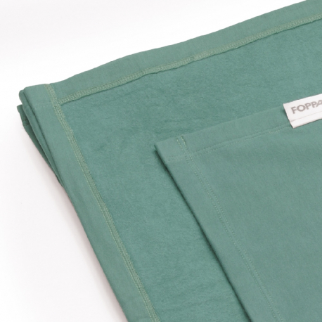 Καλοκαιρινή κουβέρτα λίκνου FoppaPedretti Mammamia Evo Menta 100x100 cm