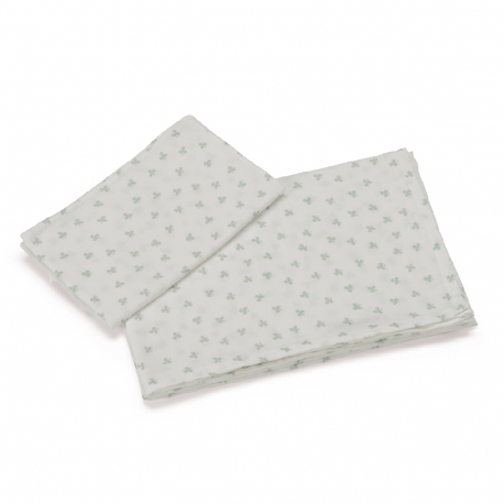 Σετ σεντόνι βρεφικού κρεβατιού FoppaPedretti Mammamia Evo Trifoglio 110x150 cm