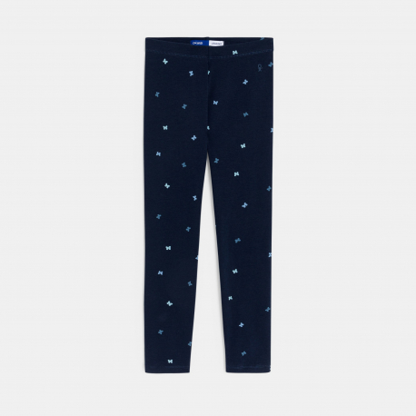 Okaidi Κολάν μακρύ με μοτίφ πεταλούδα μπλε για κορίτσια