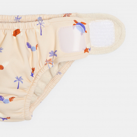 Obaibi Πάνα μπάνιου με φοίνικες ροζ για μωρά unisex