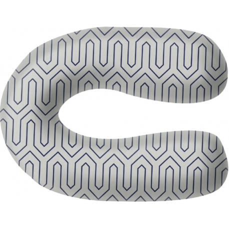 Μαξιλάρι εγκυμοσύνης &amp; θηλασμού Greco Strom Standard Honey Maze Grey