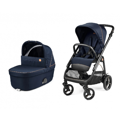Σετ καρότσι Veloce Brio και port-bebe Belvedere Blue Shine