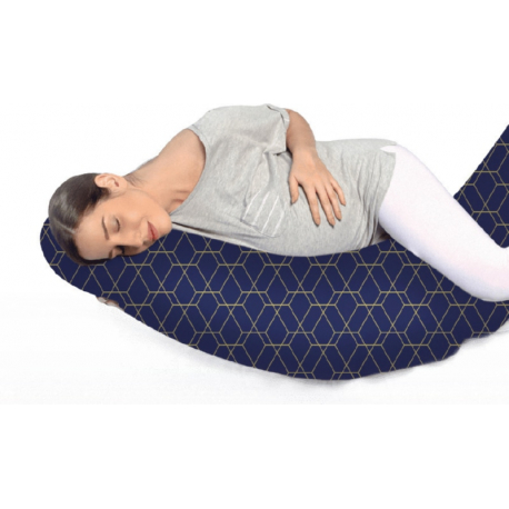 Μαξιλάρι θηλασμού GRECO STROM Standard Honey Maze Blue