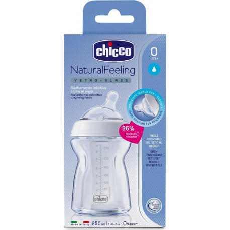 Chicco μπιμπερό Natural Feeling 250 ml 0M+