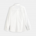 Okaidi Πουκάμισο Oxford με γιακά σε αμερικανικό στιλ, λευκό για αγόρια