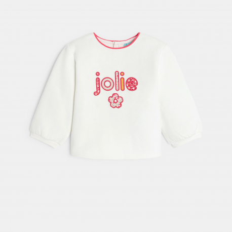 Obaibi Φούτερ από χνουδωτό ύφασμα με τυπωμένα σχέδια για μωρά κοριτσάκια