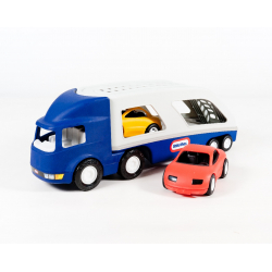 Μεγάλη νταλίκα με 2 αυτοκίνητα Little Tikes Push Racer Wheelz