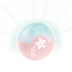 Μουσικός προβολέας με αισθητήρα ήχου Infantino® Wom Soothing Light Pink