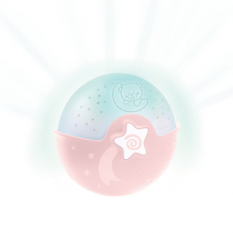 Μουσικός προβολέας με αισθητήρα ήχου Infantino® Wom Soothing Light Pink