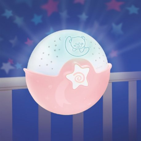 Μουσικός προβολέας με αισθητήρα ήχου Infantino® Wom Soothing Light Pink