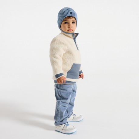 Obaibi Φούτερ με όρθιο γιακά με φερμουάρ με μεγάλη καλυπτικότητα.