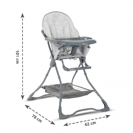 Καρέκλα φαγητού Lorelli® Bonbon Grey Leather