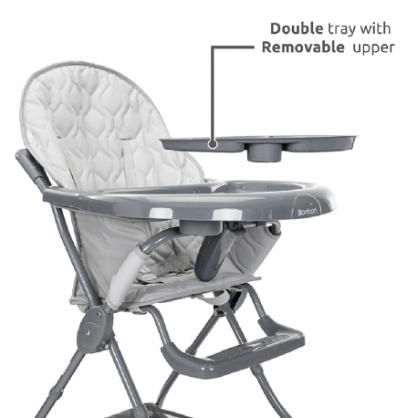 Καρέκλα φαγητού Lorelli® Bonbon Grey Leather