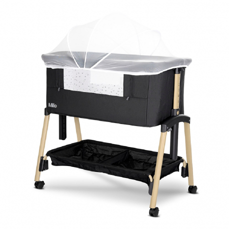 Λίκνο Lorelli® Premium Millie Wooden Effect - Black