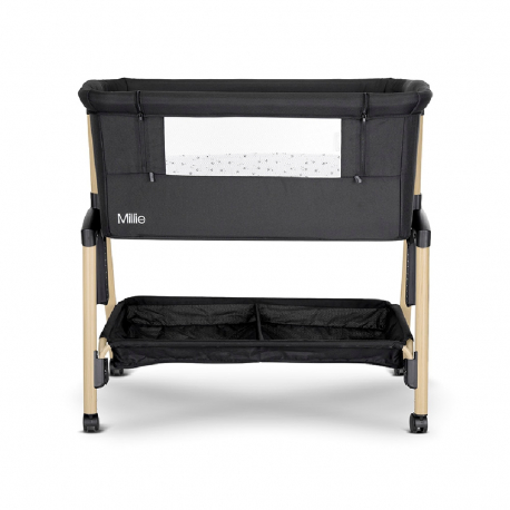 Λίκνο Lorelli® Premium Millie Wooden Effect - Black