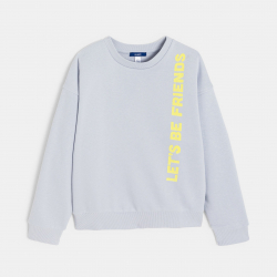 Okaidi Μπλούζα με μήνυμα γκρι για αγόρια