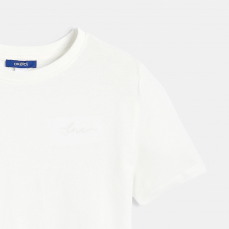 Okaidi Μπλούζα βασικής σειράς,μονόχρωμη για κορίτσια