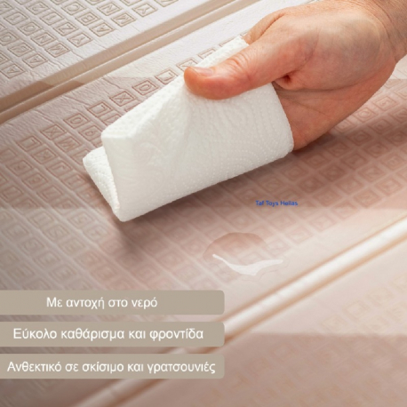 Μαλακό χαλάκι παιχνιδιού διπλής όψης Taf toys Urban Garden Highway Adventures