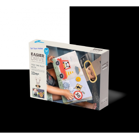 Μαλακό βιβλίο δραστηριοτήτων για το αυτοκίνητο Taf toys Ride Time Busy Book