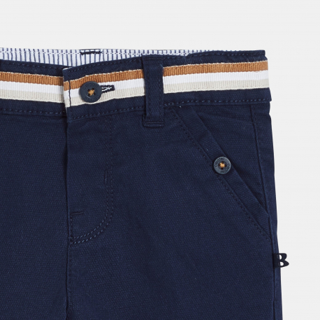 Obaibi Παντελόνι κομψό, βαμβακερό με ιδιαίτερο σχέδιο για μωρά αγοράκια