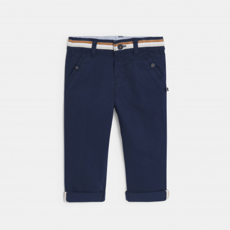 Obaibi Παντελόνι κομψό, βαμβακερό με ιδιαίτερο σχέδιο για μωρά αγοράκια