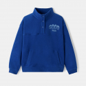 Okaidi Sweat col montant bleu garcon