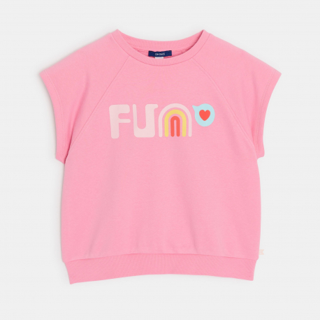 Okaidi T-shirt manches courtes rose fille