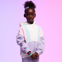Okaidi Sweat zippe a capuche multicolore fille