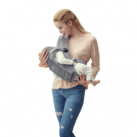 Μάρσιπος Bebe Stars Cuddle Smoked Grey