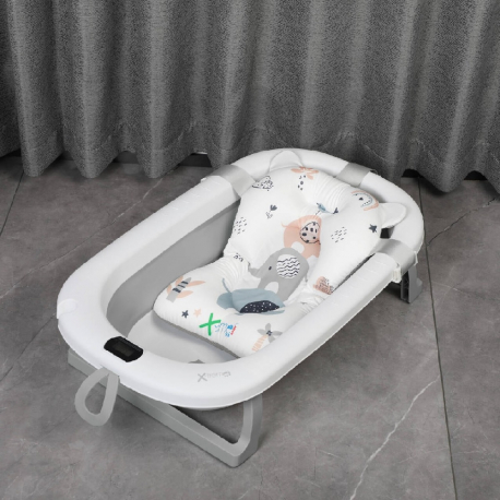 Πτυσσόμενο μπάνιο με θερμόμετρο X-treme BABY Grey