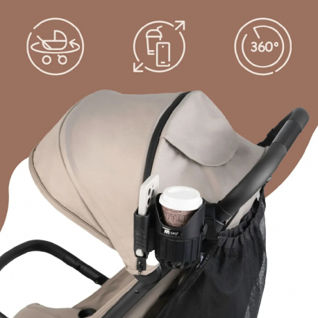 Ποτηροθήκη καροτσιού SIPO 2in1 με θήκη κινητού