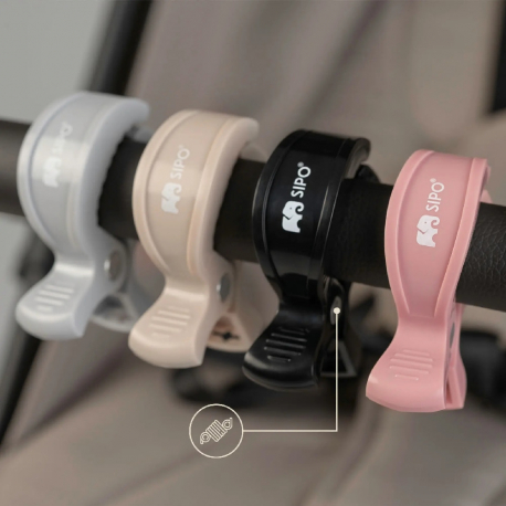 Σετ 2 πολυλειτουργικά κλιπ καροτσιού SIPO