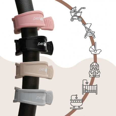 Σετ 2 πολυλειτουργικά κλιπ καροτσιού SIPO