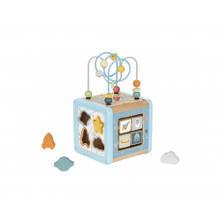 Ξύλινος κύβος δραστηριοτήτων TOOKY TOY Play Cube Space