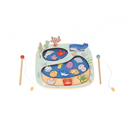 Ξύλινο μαγνητικό ψάρεμα TOOKY TOY Fishing Game