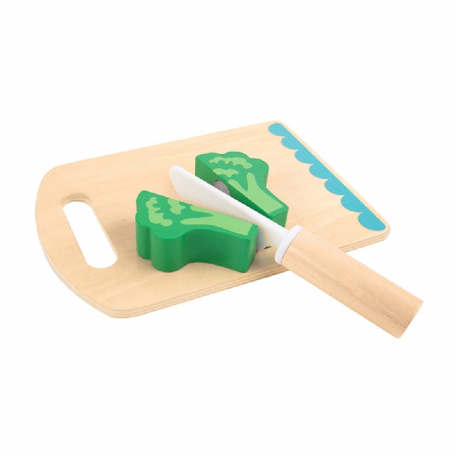 Ξύλινα λαχανικά και δίσκος κοπής TOOKY TOY Cutting Vegetables