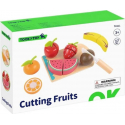 Ξύλινα φρούτα και δίσκος κοπής TOOKY TOY Cutting Fruits