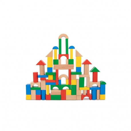 Ξύλινα τουβλάκια TOOKY TOY 100pcs Block