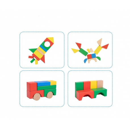 Ξύλινα τουβλάκια TOOKY TOY 100pcs Block