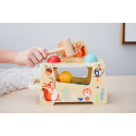 Ξύλινες μπάλες με σφυράκι και ξυλόφωνο TOOKY TOY Pound & Tap Bench