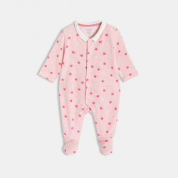 Obaibi Dors-bien raye rose bebe fille