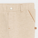 Obaibi Pantalon souple en maille beige bebe garcon