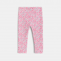 Obaibi Legging rose motif fleuri bebe fille