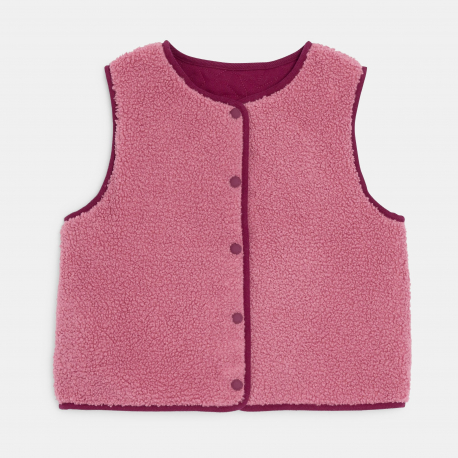 Okaidi Ζακέτα δύο όψεων, ροζ για κορίτσια