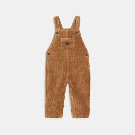 Obaibi Σαλοπέτα από κοτλέ βελούδο σε ανοιχτό καφέ για μωρά αγοράκια