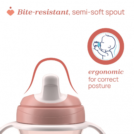 Εκπαιδευτικό κύπελλο Chicco 6m+ Ροζ