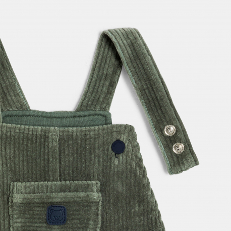 Obaibi Σαλοπέτα από κοτλέ βελούδο σε ανοιχτό καφέ για μωρά αγοράκια