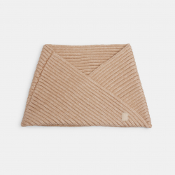 Obaibi Λαιμός σταυρωτός πλεκτός μπεζ για μωρά αγοράκια